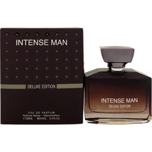  ادو پرفیوم اینتنس من دلوکس ادیشن از برند فراگرنس ورد (Fragrance World Intense Man Deluxe Edition EDP 100ml) اینتنس من قهوه‌ای